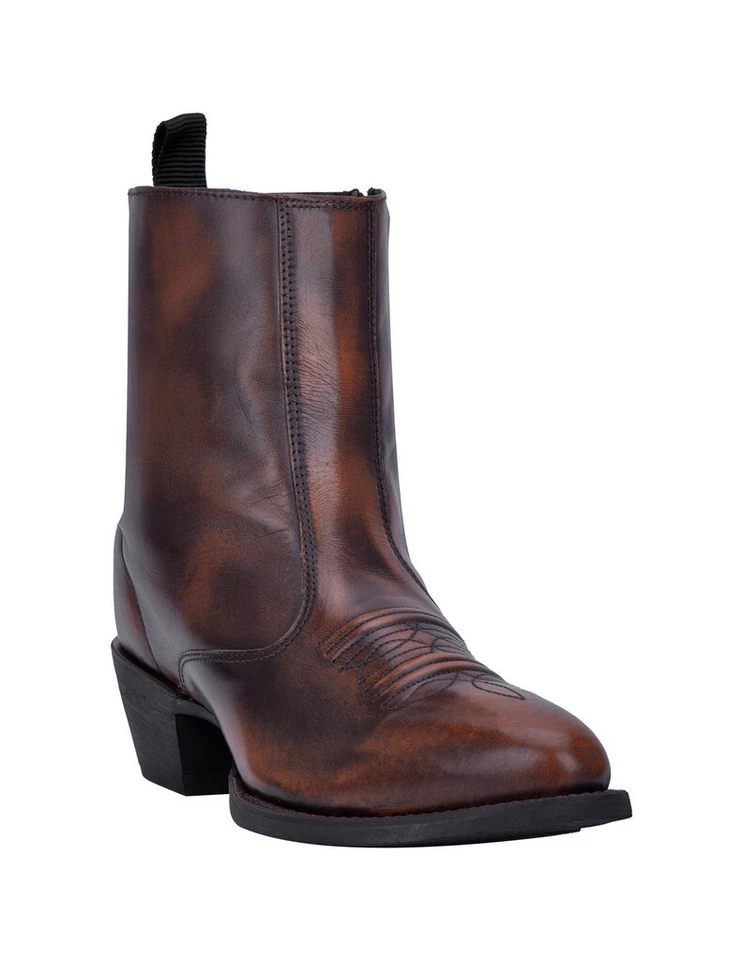 Laredo Men's Side Zipper Western Boots - Round Toe Size 11.5