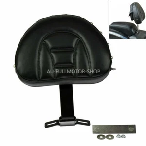 Adjustable Plug-In Driver Rider Backrest w/ Nail Fit For Harley Softail 2007-17 - Picture 1 of 6