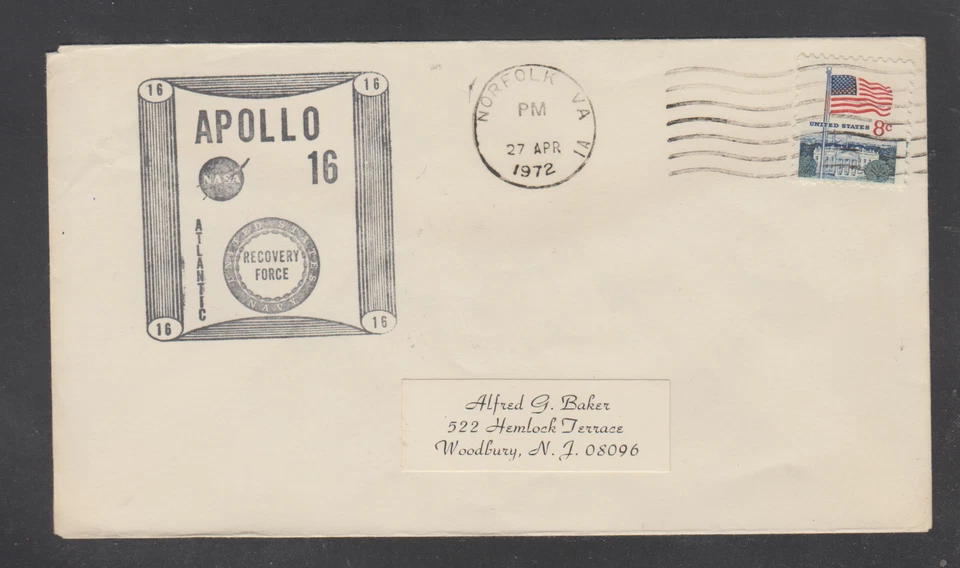 USA  1972  / USED - FDC / COVERS  SCOTT #  1338f  APOLLO 16 - Image 1 of 1