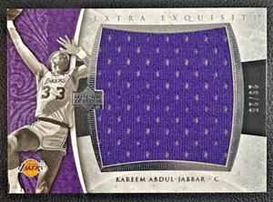 KAREEM ABDUL-JABBAR 2005-06 UD Exquisite Collection Extra Game-Used Patch 23/25 - Picture 1 of 2