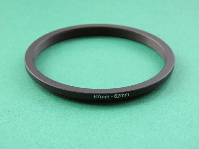 67mm-62mm 67-62 Stepping Step Down Male-Female Filter Ring Adapter 67mm-62mm  - Image 1 of 2