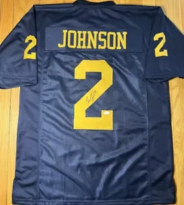 Will Johnson Signed Custom Michigan Wolverines Jersey JSA WITNESS COA - Picture 1 of 2