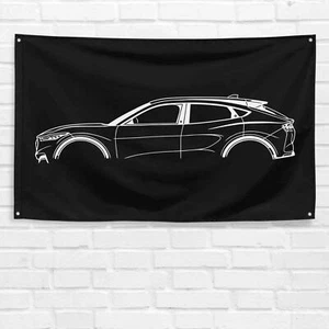 For Ford Mustang 2022 Mach E Enthusiast 3x5 ft Flag Dad Grandpa Gift Banner - Picture 1 of 1