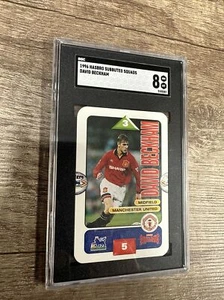 DAVID BECKHAM 1996 HASBRO SUBBUTEO SQUADS ROOKIE RC SGC 8 NM/MT Mint MAN UNITED - Picture 1 of 2