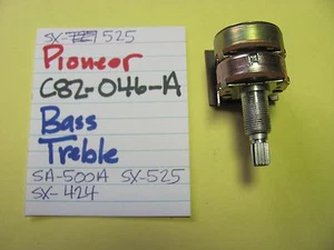 📈PIONEER C82-046-A BASS TREBLE POT SA-500A AMP SX-424 SX-525 STEREO RECEIVER - Picture 1 of 1