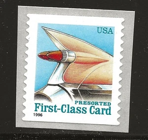 US Scott #2910, Single 1996 Automobile Tail Fin 15c FVF MNH - Picture 1 of 1