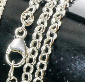925 Silber Kette 45-50-55-60 cm wählbar Erbskette Rundankerkette 2,6mm stark  - Bild 1 von 2
