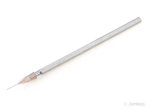Cuchillo profesional INOX mango de acero inoxidable para comedones desechables de Erbe, - Imagen 1 de 4
