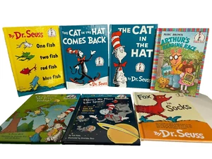 I Can Read It All By Myself Beginner Books Lot 7 Kids Dr Seuss Cat in the Hat HC - Picture 1 of 12