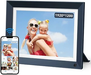Evatronic Digital Picture Frame 10.1 Inch WiFi 1920 * 1200 IPS FHD Smart Digital - Picture 1 of 7