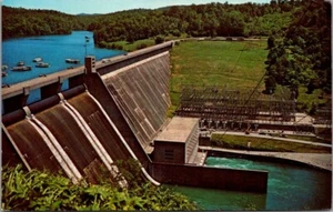 POWER PLANT Norris Dam TENNESSEE TN c1972 Postcard - Picture 1 of 2