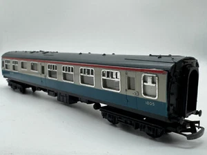 C31 TRI-ANG R419 BRITISH RAIL MK 1 BLUE/GREY BUFFET CAR 1805 Fair Used Condition - Picture 1 of 14