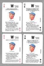 1991 US Game Systems Baseball Legends Playing 4 Cards Washington Senators