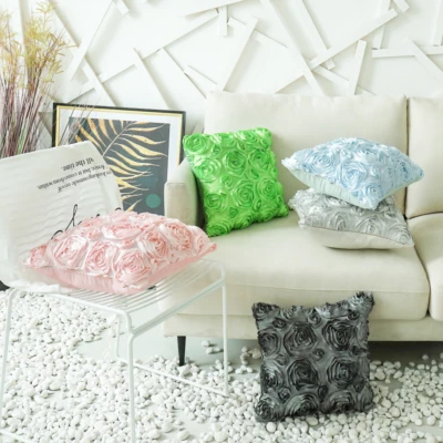 Flower Ethnic Style Sofa Pillow Cover Plush Throw Pillowcase Cushion Cover  - Image 1 of 4