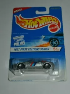 1997 HOT WHEELS FIRST EDITIONS 6 OF 12 - BMW M ROADSTER METALLIC SILVER ERROR - Picture 1 of 4
