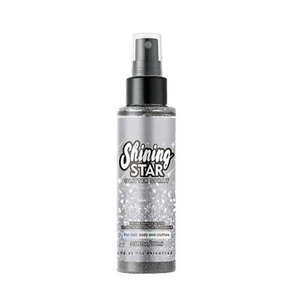 Silver Glitter Spray Fine Flicker For BODY, Hair, Clothing,100ml Quick-Drying - Picture 1 of 12