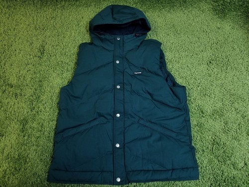 Gilet piumino con cappuccio Supreme A I 2012 (verde) taglia XL