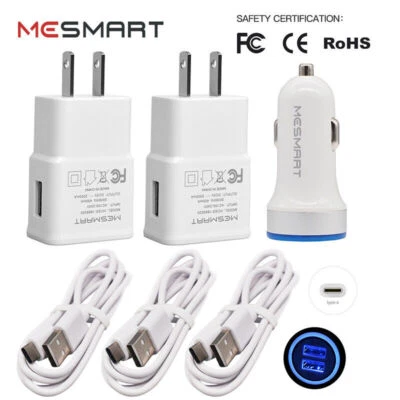 Cable cargador de pared rápido USB-C para Samsung Galaxy S24 Ultra S22+ A55 A54 5G Foto 1 de 4