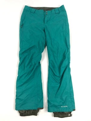 Pantalones de esquí aislados Columbia para mujer grandes verde azulado montaña nieve invierno Foto 1 de 4