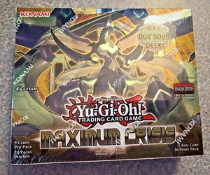 YGO! - Werkseitig versiegelt Eng. Sprache 1. Auflage Maximum Crisis Booster Box - Bild 1 von 1
