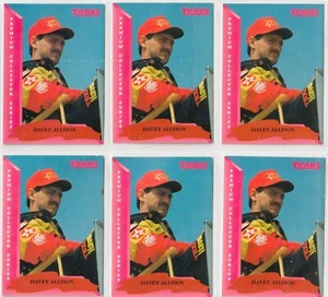 DAVEY ALLISON: 1993 TRAKS CARD # 100 6 SAME CARD - Picture 1 of 2