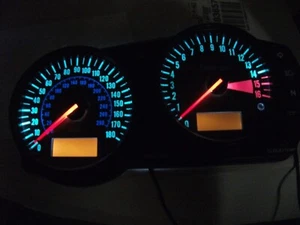 LED Clock Upgrade Kit KAWASAKI ZX9R E/F 2000 - 2004 Lightenupgrade - Picture 1 of 13