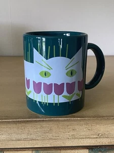 Tazza gatto Edie Harper 4 stagioni 1987 tulipani primavera 10 oz - Foto 1 di 11