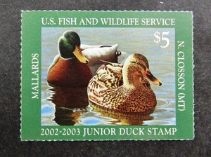 nystamps US Junior Duck Stamp # JDS10 Mint OG NH G15x2058 - Picture 1 of 2