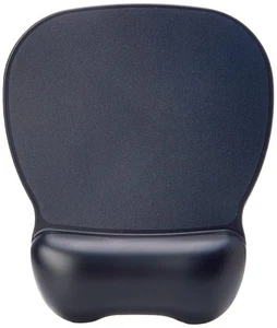 Contour Ergonomics Soft Skin Gel Mouse Mat Wrist Rest - Black - Photo 1/4