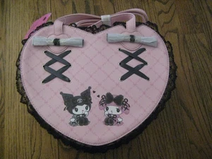 Bolso Corazón Figura Her Universe My Melody X Kuromi Lolita ¡Nuevo! Sanrio - Imagen 1 de 3