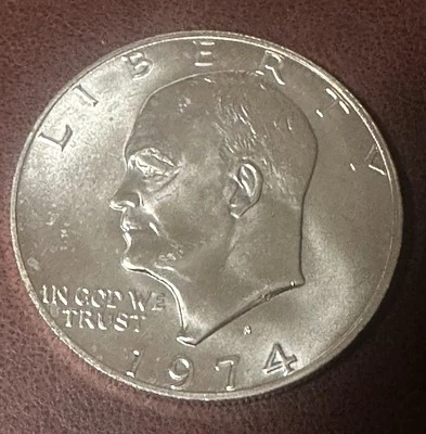 1974-S EISENHOWER PROOF SILVER DOLLAR KEY DATE ONLY SOLD DIRECT FROM MINT - Image 1 of 2