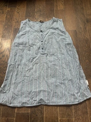 Camisa sin mangas Woolrich para mujer XL a rayas sin mangas gasa al aire libre Foto 1 de 4