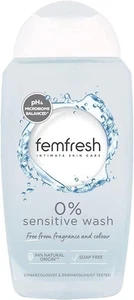 Femfresh 0% Sensitive Intimate Wash - Feminine Hygiene 250 ml (Pack of 1) - Picture 1 of 2