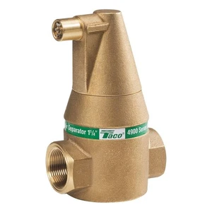 TACO 49-100T-2 Air Separator, Brass, 240F, 150 psi 20HJ64 - Picture 1 of 1