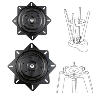 Bar Stools Swivel Plate Home Multifunction Sturdy Steel Office Sofa Chair - Picture 1 of 15