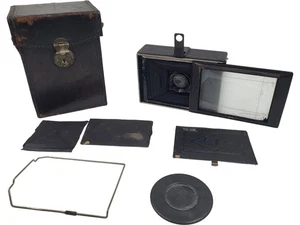 Agfa Vintage Folding Camera with Leather Case and Accessories T2348 MR1 - Picture 1 of 17
