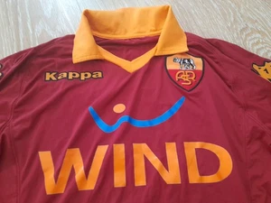 MAGLIA SHIRT VINTAGE FOOTBALL CALCIO AS ROMA KAPPA SIZE M HOME 2012 2013 - Foto 1 di 13