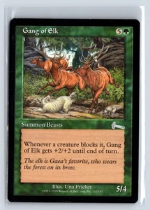 MTG Magic the Gathering Card - (3X) Gang of Elk - Urza's Legacy - Uncommon - Picture 1 of 9