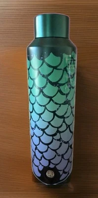 Starbucks Sirena Verde Púrpura 20oz Botella de Agua Aislada al Vacío Nueva Foto 1 de 4