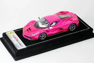 LOOKSMART 1/43 LaFerrari Flash Pink Resin Model LS421SC Limited 25 pezzi - Immagine 1 di 3