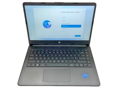 HP 14" Laptop Intel Celeron N4120 120GB SSD 4GB RAM 15.6" Intel UHD83 EX-DISPLAY - Image 1 of 4