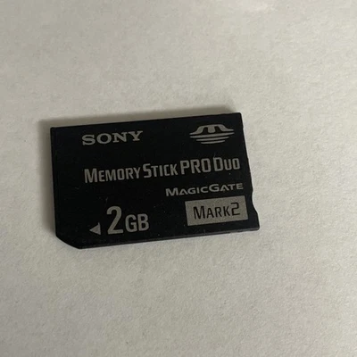 Sony 2Gb Mark 2 Memory Stick Pro Duo Magic Gate Memory card - Image 1 of 2