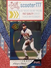 2001 Donruss "Class of 2001"~#20⭐CHIPPER JONES⭐《"FIRST CLASS"》#/100~BRAVES👑HOF