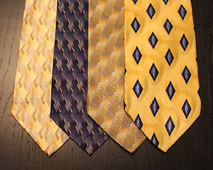 Lot of 4 NEW Puritan Designer Neck Ties with Patterns LD006 - Bild 1 von 3