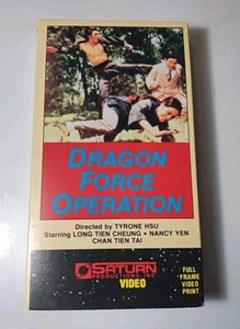 Dragon Force Operation VHS 1988 Saturn Productions Video Martial Arts Kung Fu - Picture 1 of 7