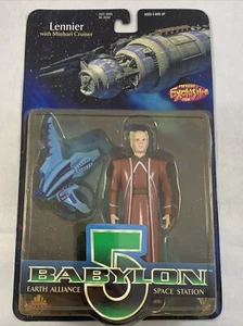Figura de acción Babylon 5 Lennier y Minbari Cruiser WB Toy 1997 sin usar, en caja nueva - Imagen 1 de 16