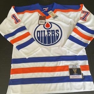 Mitchell & Ness Edmonton Oilers maglia hockey Jari Kurri #17 uomo nuova con etichetta taglia M - Foto 1 di 16