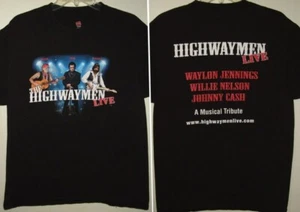 The Highwaymen Live T-Shirt, The Highwaymen Country Music Supergroup Shirt, Coun - Picture 1 of 9