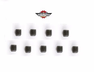 GRANI PER CUSCINETT ASSALE  KART ESAGONO INCASSATO M8x8mm PIATTO BRUNITO 9 PEZZI - Picture 1 of 1