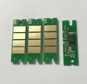 4 x chip de tóner para Ricoh SP201 SP204 SP213 SP203 SP200 SP202 SP211 SP220 407258 - Imagen 1 de 1